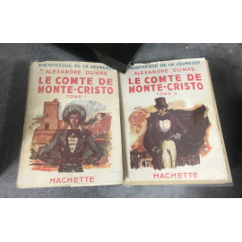 Dumas Alexandre Le comte de Monte Cristo Bibliothèque de la jeunesse vers 1940 Hachette verte