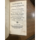 Boyer D'Argens Lettres cabalistiques ou correspondance philosophique , historique Franc maçons, magie, sorcier ésotérisme