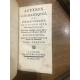 Boyer D'Argens Lettres cabalistiques ou correspondance philosophique , historique Franc maçons, magie, sorcier ésotérisme