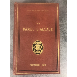 Le roy de sainte croix Les dames d'Alsace spécimen de l'édition originale 1880 Hagemann strasbourg