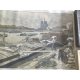 Henri Rivière Grande lithographie originale Paris Notre Dame vue du quai d'Austerlitz 1900 belle condition .