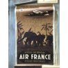 Guerra Air France grande affiche originale Afrique occidentale Afrique Equatoriale