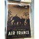 Guerra Air France grande affiche originale Afrique occidentale Afrique Equatoriale