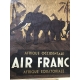 Guerra Air France grande affiche originale Afrique occidentale Afrique Equatoriale