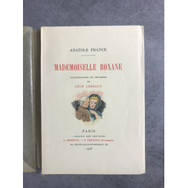 Anatole France Mademoiselle Roxane édition originale exemplaire numéroté sur vélin teinté d'Arches