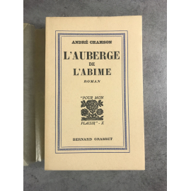 André Chamson L'auberge de l'abime édition originale exemplaire numéroté sur alfa