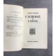 André Chamson L'auberge de l'abime édition originale exemplaire numéroté sur alfa