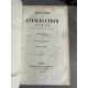 Guizot histoire de la civilisation en France depuis la chute de l'empire romain 1840 reliures romantiques