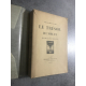 Maurice Maeterlinck Le trésor des humbles exemplaire numéroté sur papier de rives frontispice Paul Baudier Crès