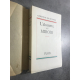 Christine de Rivoyre L'alouette au miroir édition originale exemplaire numéroté 104 sur 180 sur alfa