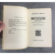 Georgette Leblanc Souvenirs 1895-1918 édition originale exemplaire numéroté sur alfa