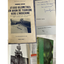 Pierre Génin 27000 km en avion de tourisme vers l'indochine Hors commerce N° 7 envoi . Très rare