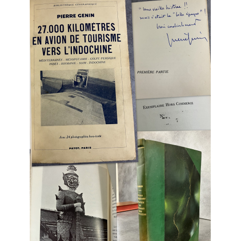 Pierre Génin 27000 km en avion de tourisme vers l'indochine Hors commerce N° 7 envoi . Très rare