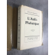 Jean de Pierrefeu L'Anti Plutarque édition originale exemplaire numéroté sur vélin pur fil lafuma