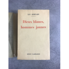 Luc Durtain Dieux blancs, hommes jaunes édition originale exemplaire sur papier alfa anticolonialisme