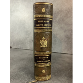 Octave Aubry Napoléon La captivité la mort de l'empereur 2 volumes superbement reliés en 1 tome. Empire