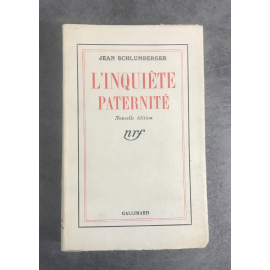 Jean Schlumberger L'inquiète paternité exemplaire numéroté 16 sur 40 sur vélin