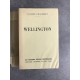 Jacques Chastenet Wellington édition originale exemplaire sur alfa