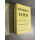 Raymond Recouly Le mémorial de Foch mes entretiens avec le maréchal édition originale exemplaire numéroté et signé sur alfa