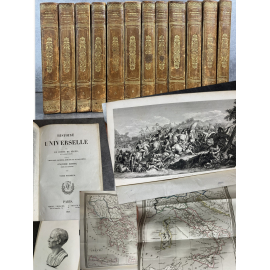 Comte de Ségur Histoire ancienne romaine et du bas empire Complet en 12 vol. Cartes dépliantes et gravures.1836