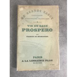 Francis de Miomandre Vie du sage Prospero non coupé