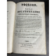 Vosgien Dictionnaire géographique 1833 revu par Roujoux Cartes du monde, des continents , de France Monnaies