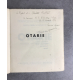 Francis de Miomandre Otarie exemplaire de l'édition originale du service de presse avec envoi de l'auteur