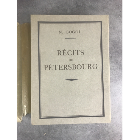 Nicolas Gogol Récits de Pétersbourg exemplaire numéroté 46 sur 200 sur Hollande