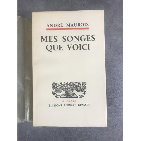 André Maurois Mes songes que voici édition originale exemplaire numéroté sur alfa