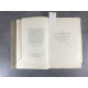 Charles Maurras La balance intérieure édition originale exemplaire numéroté sur alfa torpes