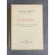 Anatole France Poésies Les poèmes dorés - Idylles et légendes corinthiennes exemplaire non coupé numéroté sur vélin du marais