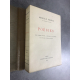 Anatole France Poésies Les poèmes dorés - Idylles et légendes corinthiennes exemplaire non coupé numéroté sur vélin du marais