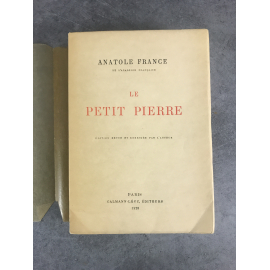 Anatole France Le petit pierre exemplaire numéroté sur vélin du marais