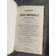 Grenoble annuaire statistique de la cour impériale de 1853 a 1863 relié pour Repellin Noblesse Dauphiné