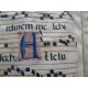 Bibliophilie, Entièrement calligraphié grand Antiphonaire Ibérique Reliure de l'époque sur forts ais de bois Géant Musique