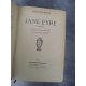 Charlotte Bronté Jane Eyre Stock 1947 Reliure plein cuir cerise