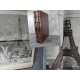 Exposition Paris 1889 Construction tour Eiffel , gravures complet.