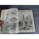 Exposition Paris 1889 Construction tour Eiffel , gravures complet.