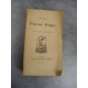 Victor Hugo précieuses éditions Lemerre L'art d'etre grand père 1881 Edité du vivant de Hugo.