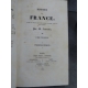 Laurentie histoire de France complète, 8 vol au fer des Chartreux de Lyon, bel exemplaire, reliure aux armes, livres de prix.