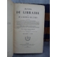 Brunet Manuel du libraire et de l'amateur de livres Paris Didot 1860 5eme édition celle de référence Bibliographie bibliophilie