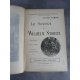 Hetzel Jules Verne Le secret de Wilhelm Storitz Aux feuilles d'Acanthes Médaillon fond rouge Les mondes connus et inconnus